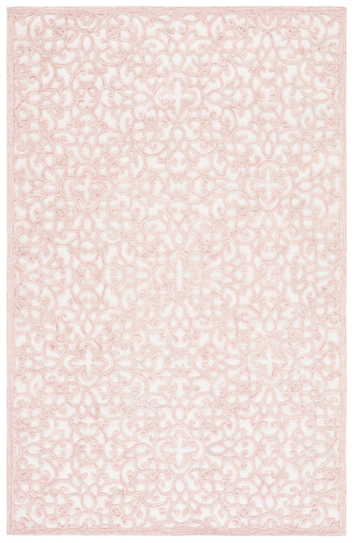 Safavieh Trace Trc103U Ivory/Pink Rug.