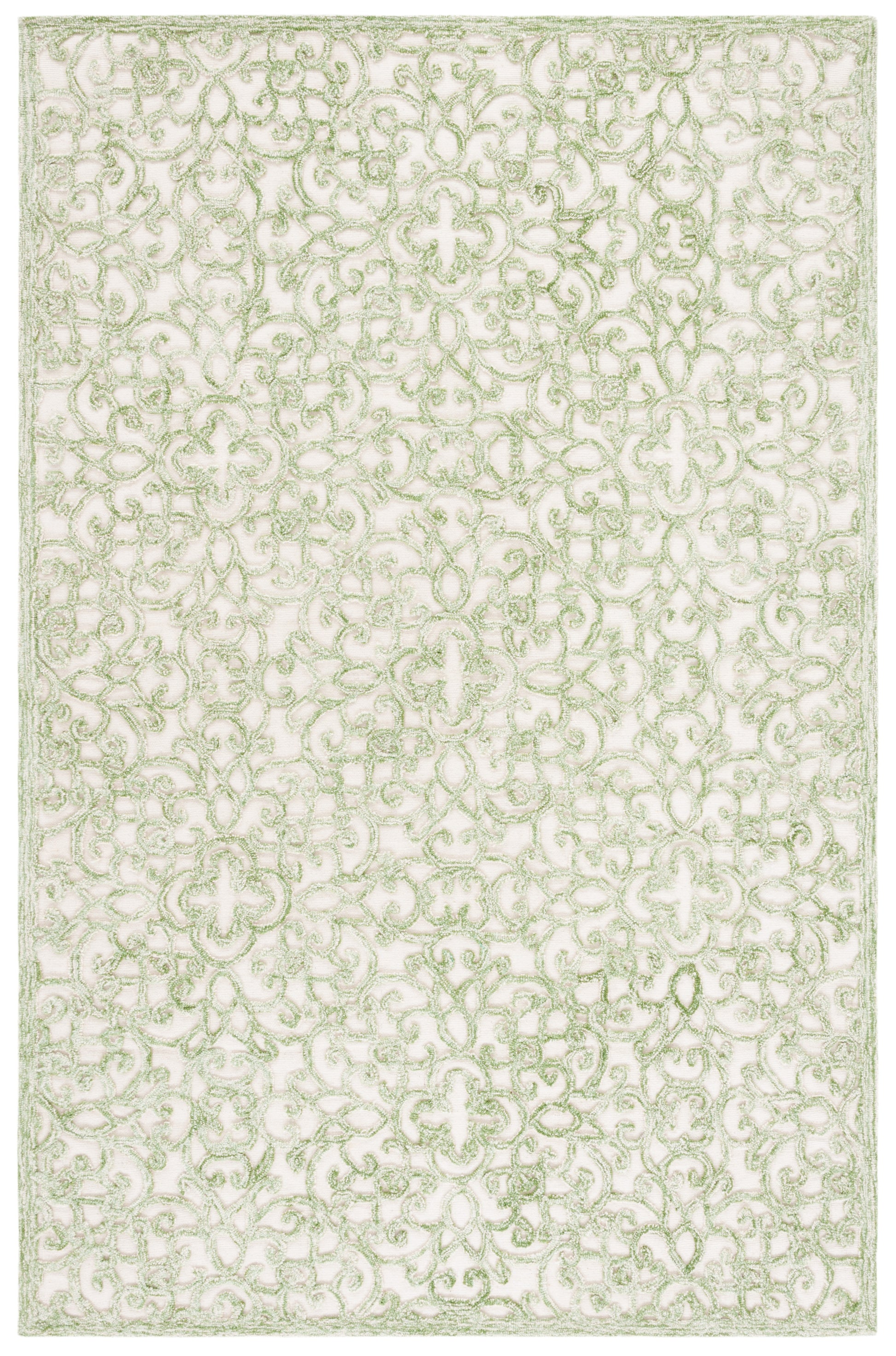 Safavieh Trace Trc103Y Ivory/Green Area Rug