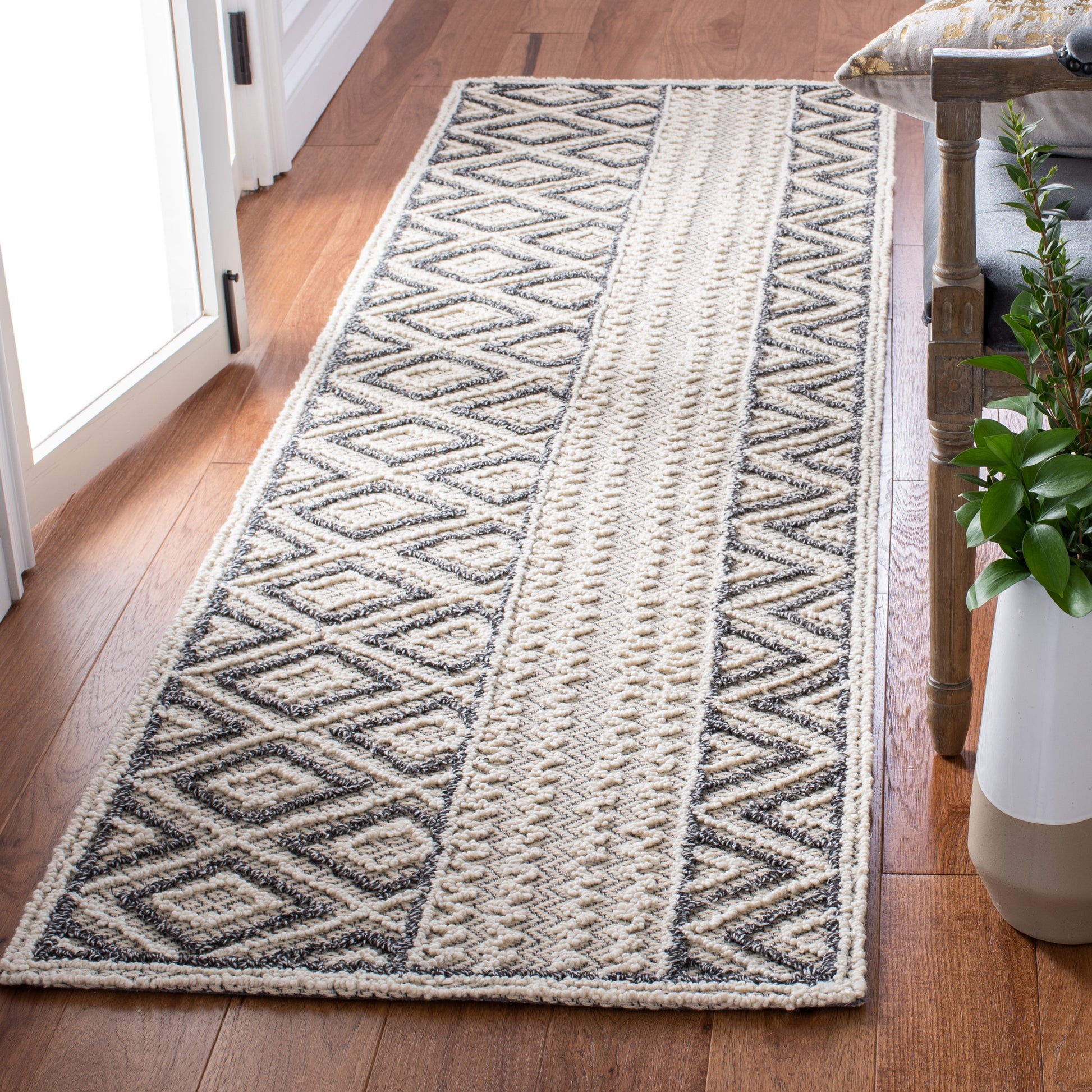 Safavieh Trace Trc201F Grey/Beige Area Rug