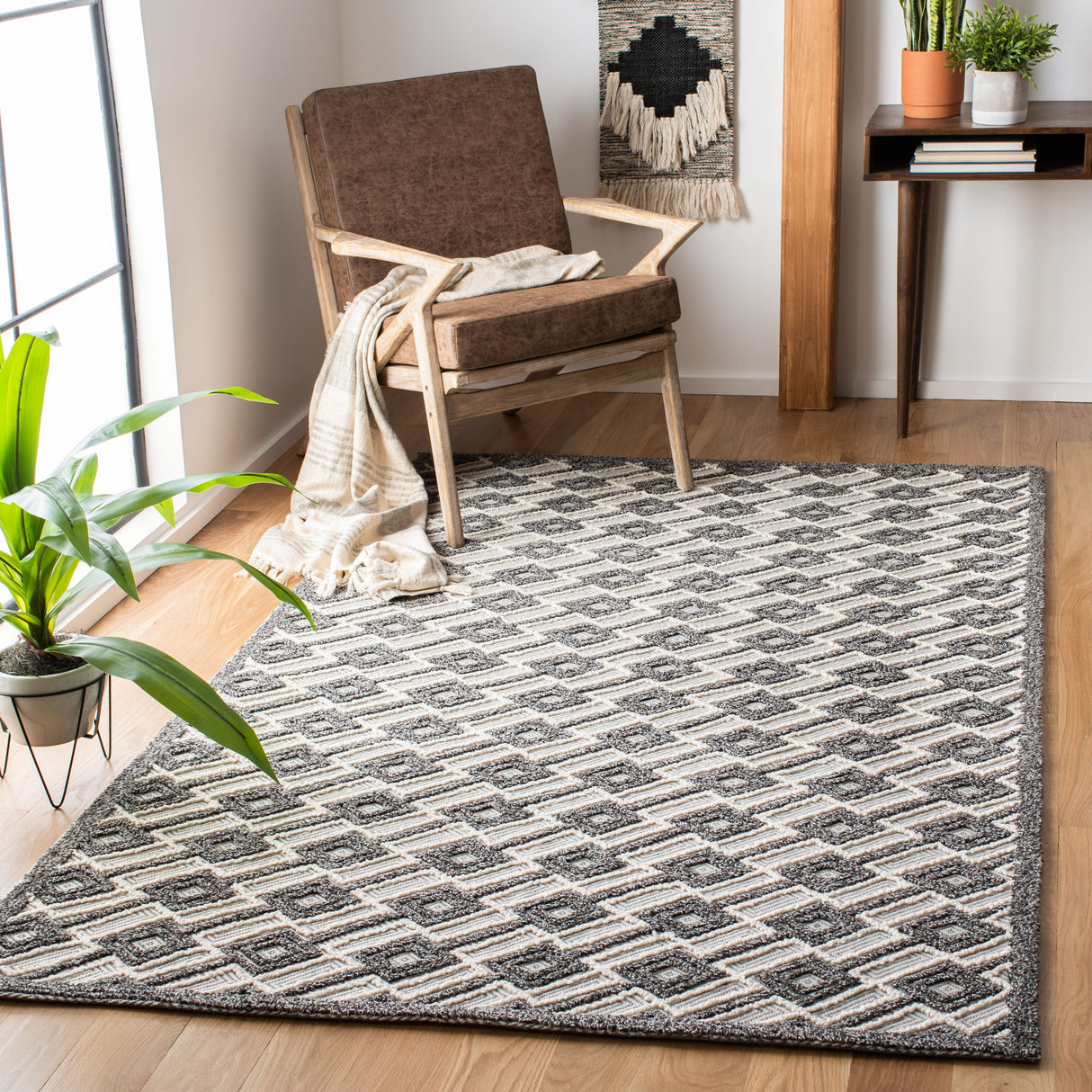 Safavieh Trace Trc203F Grey/Beige Rugs.