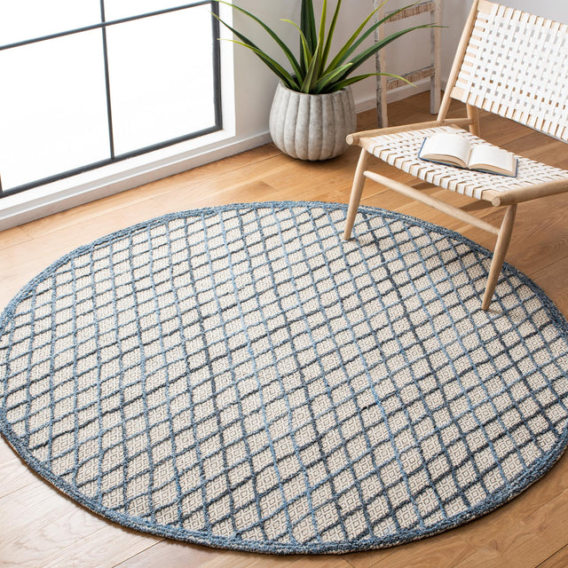 Safavieh Trace Trc204M Blue/Black Rugs.