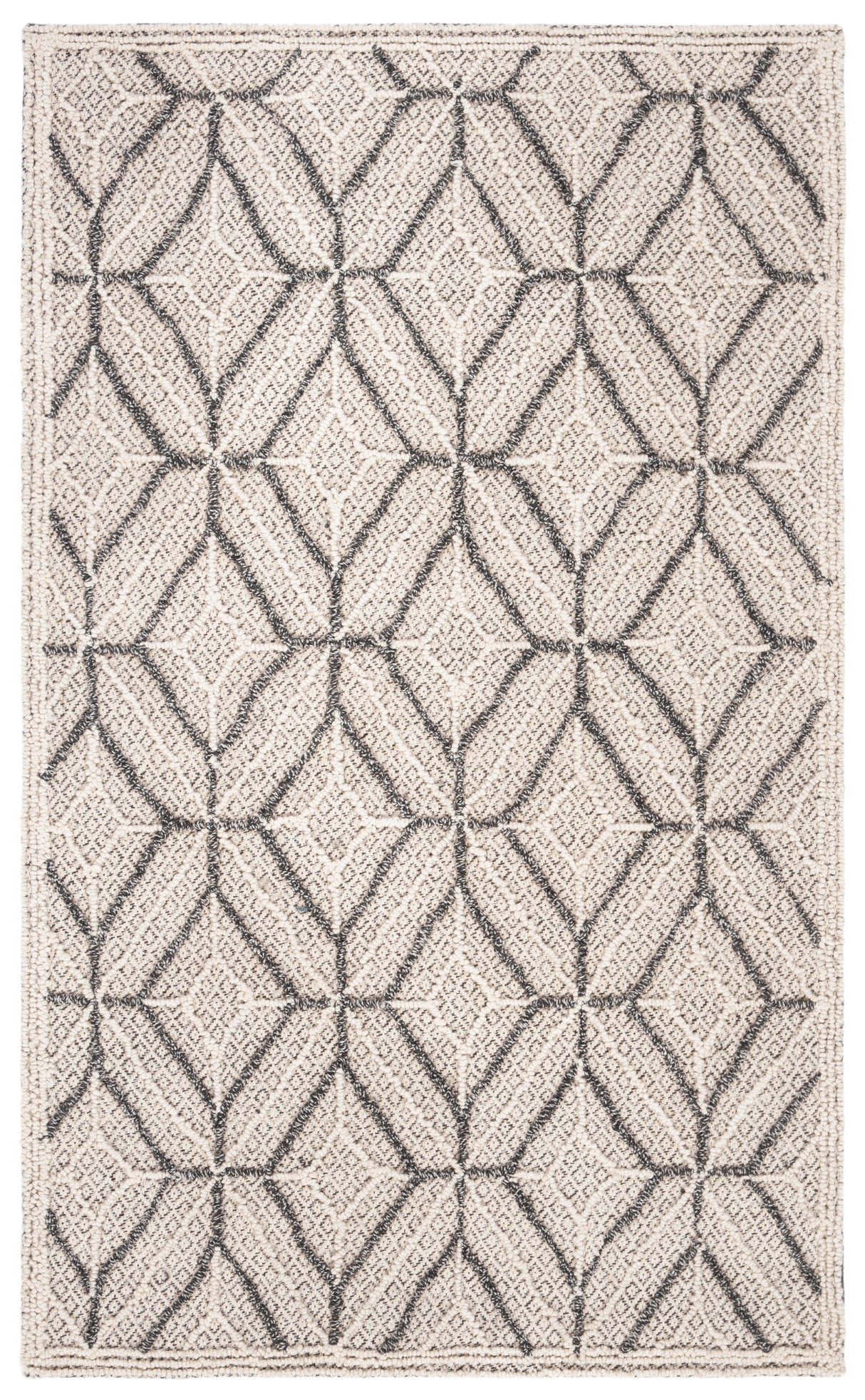 Safavieh Trace Trc212F Grey/Black Rug.