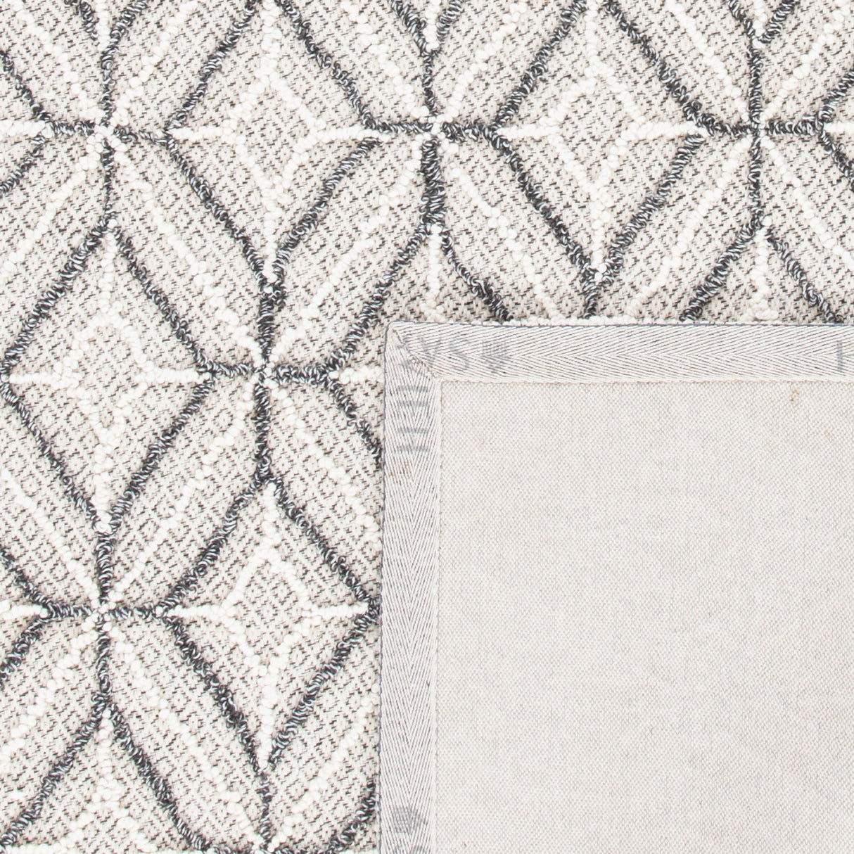Safavieh Trace Trc212F Grey/Black Rug.