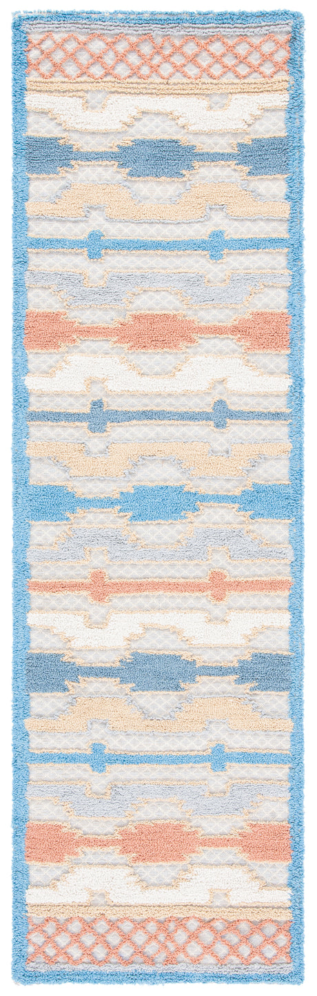 Safavieh Trace Trc221M Blue/Rust Area Rug