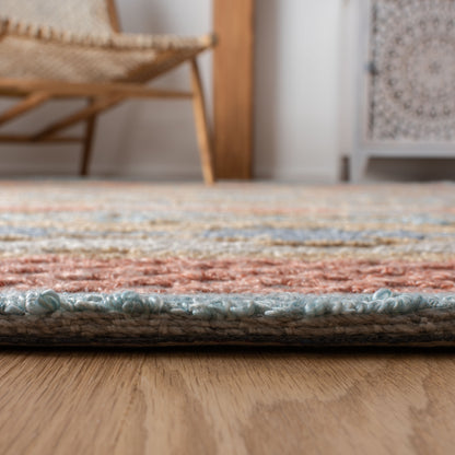 Safavieh Trace Trc221M Blue/Rust Area Rug