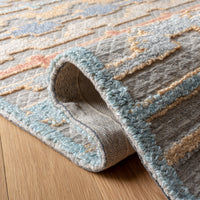 Safavieh Trace Trc221M Blue/Rust Area Rug