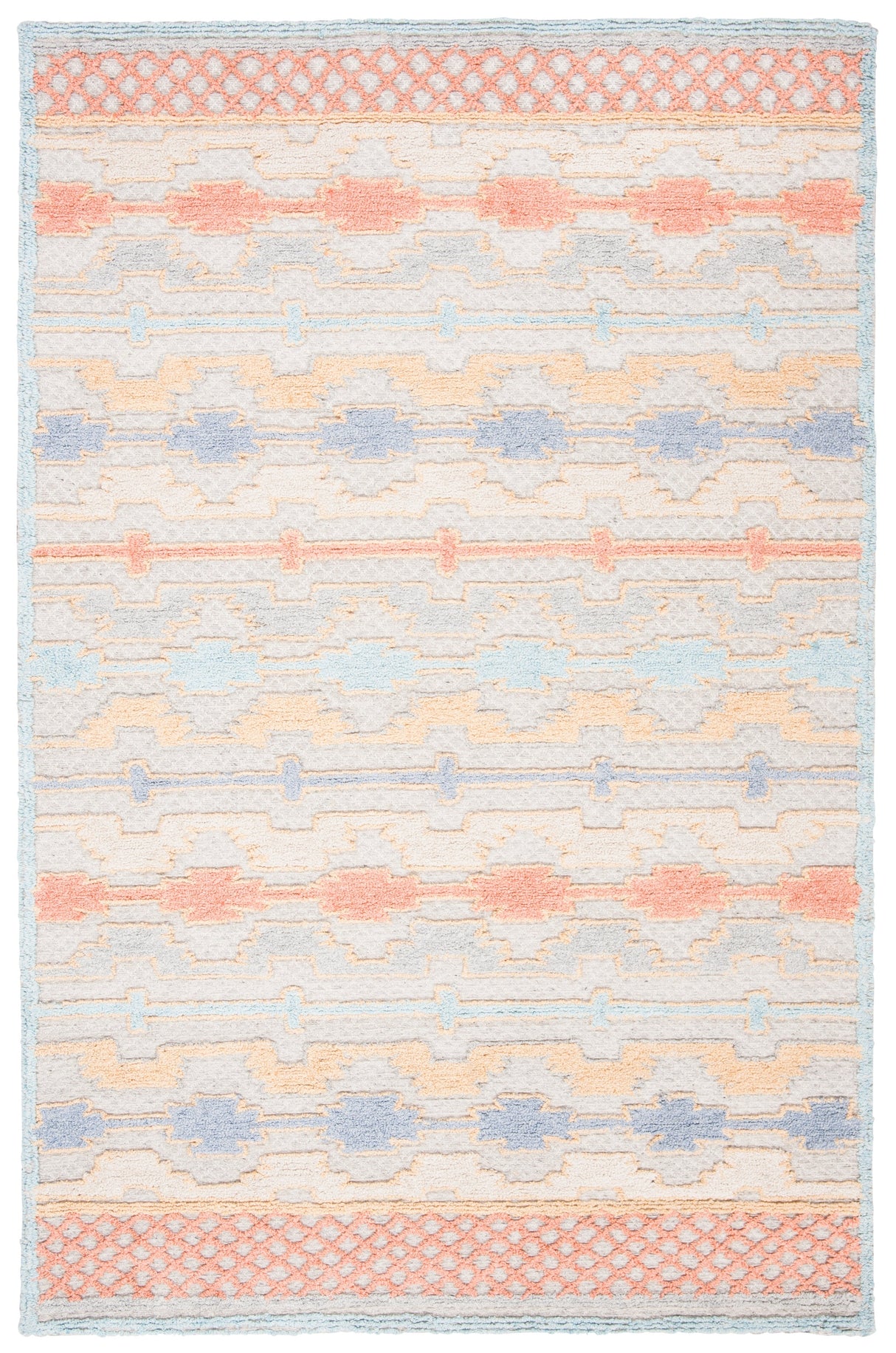 Safavieh Trace Trc221M Blue/Rust Rugs.