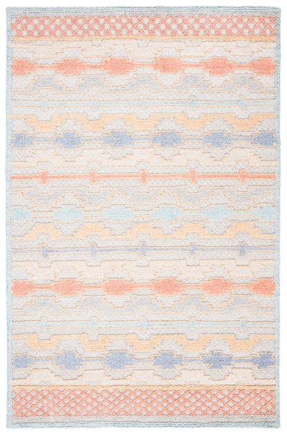 Safavieh Trace Trc221M Blue/Rust Area Rug