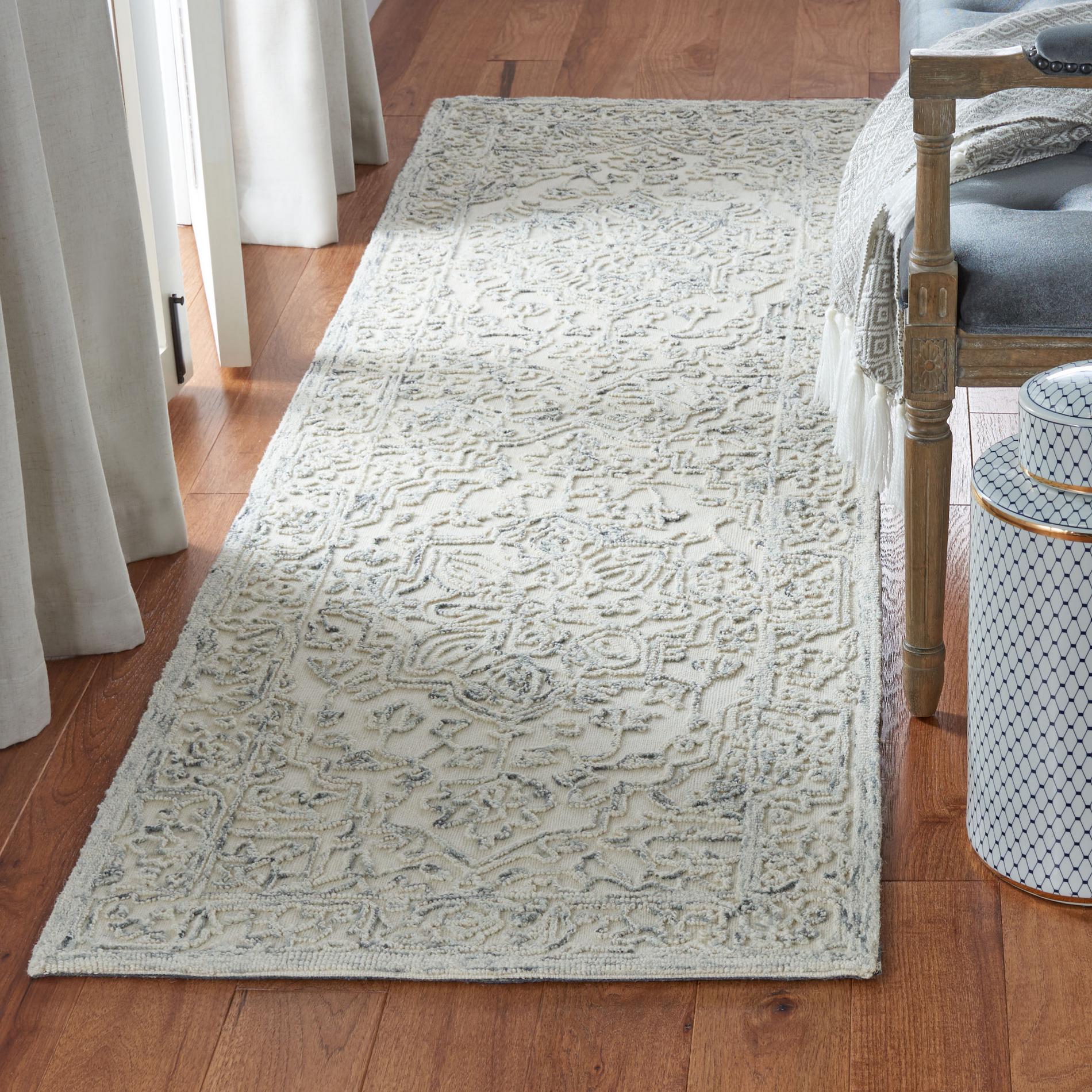 Safavieh Trace Trc302H Ivory/Charcoal Area Rug