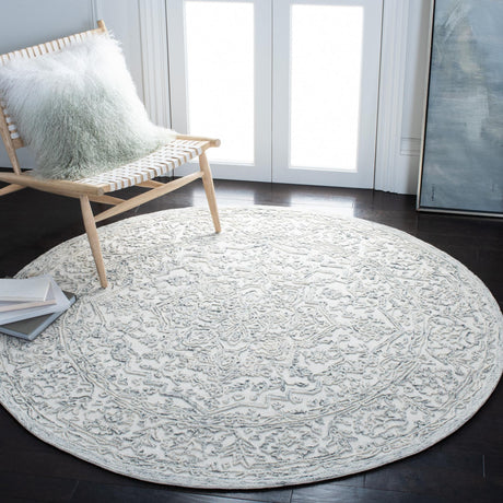 Safavieh Trace Trc302H Ivory/Charcoal Rugs.