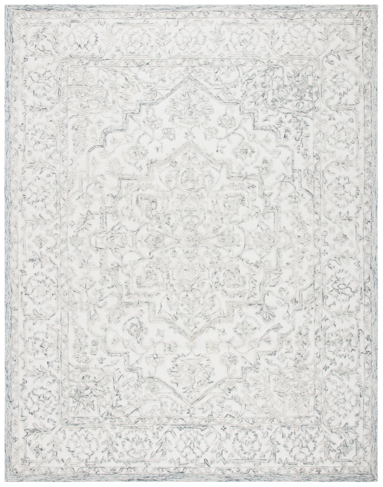 Safavieh Trace Trc302H Ivory/Charcoal Area Rug