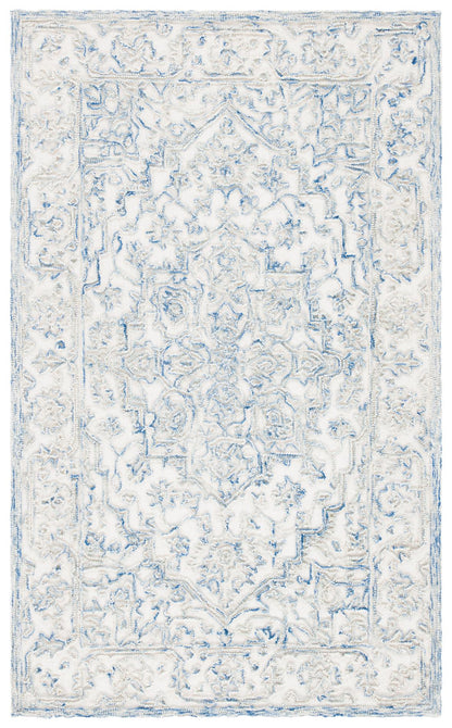 Safavieh Trace Trc302M Ivory/Blue Area Rug