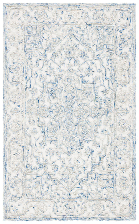 Safavieh Trace Trc302M Ivory/Blue Rugs.