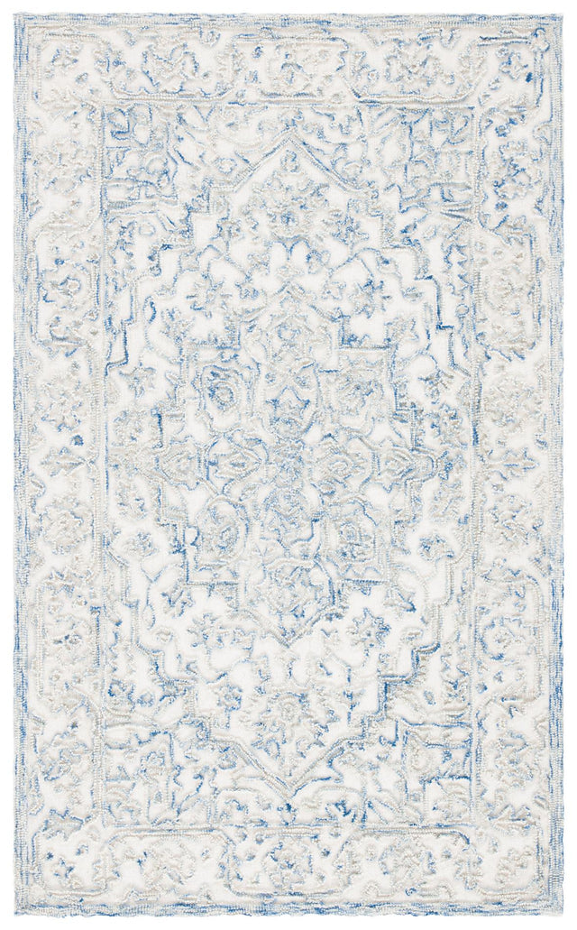 Safavieh Trace Trc302M Ivory/Blue Rugs.