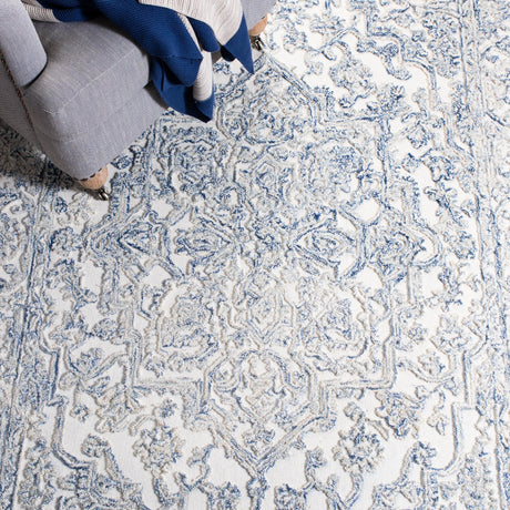 Safavieh Trace Trc302M Ivory/Blue Rugs.