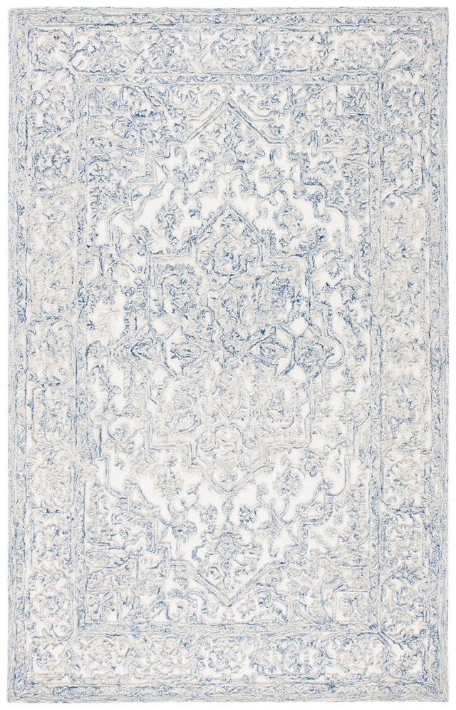 Safavieh Trace Trc302M Ivory/Blue Rugs.