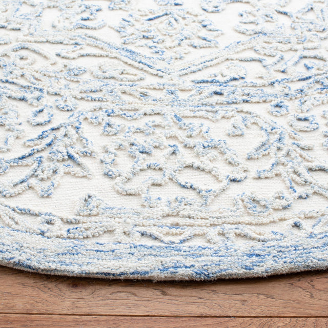 Safavieh Trace Trc302M Ivory/Blue Rugs.