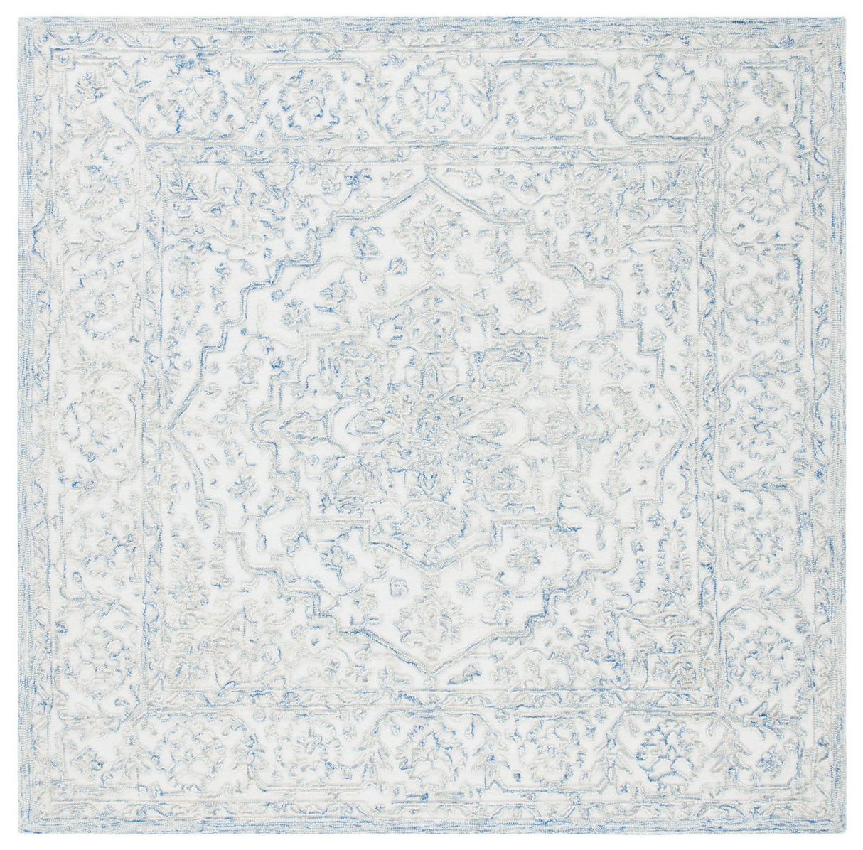 Safavieh Trace Trc302M Ivory/Blue Rugs.