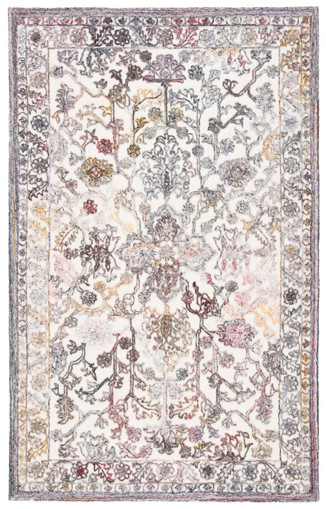 Safavieh Trace Trc303Q Red/Ivory Rug.