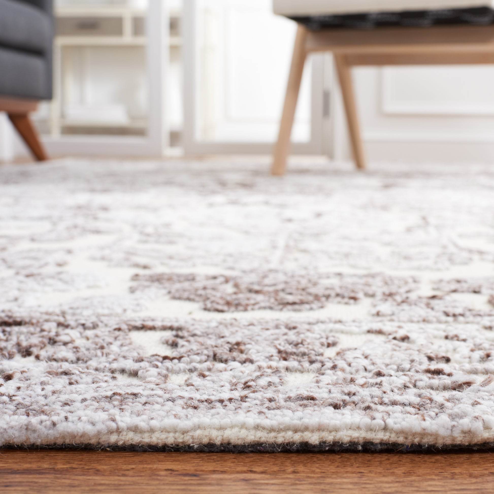 Safavieh Trace Trc303T Brown/Ivory Area Rug