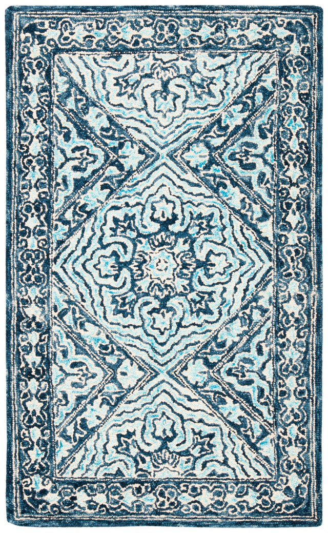 Safavieh Trace Trc507N Navy/Light Blue Rugs.