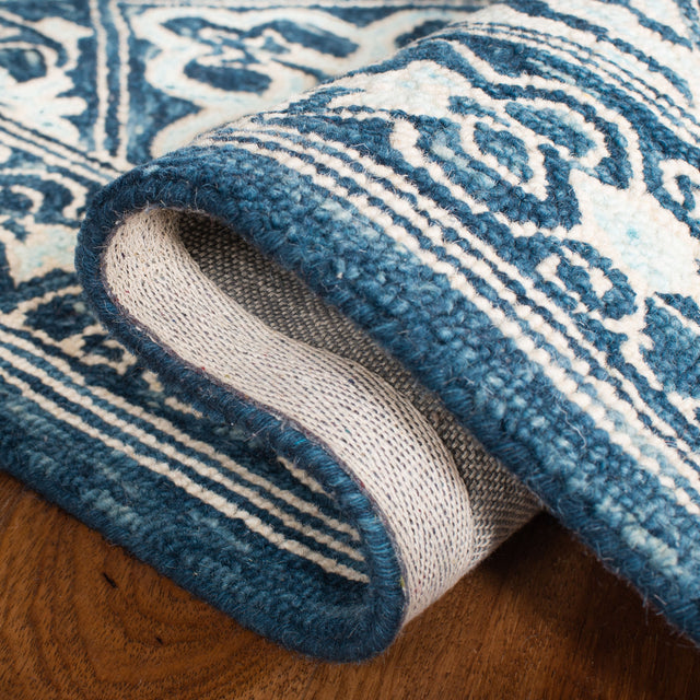 Safavieh Trace Trc507N Navy/Light Blue Rugs.