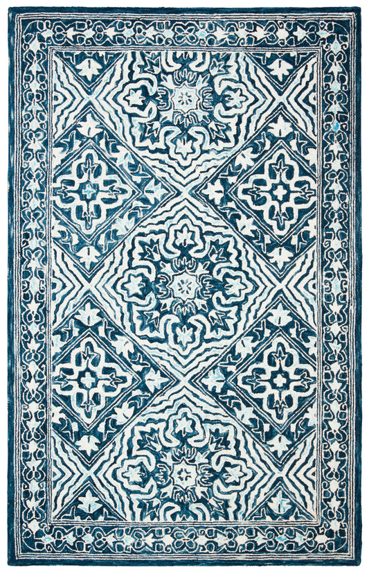 Safavieh Trace Trc507N Navy/Light Blue Area Rug