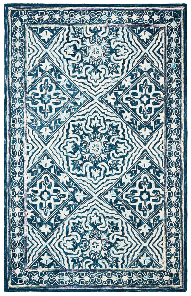 Safavieh Trace Trc507N Navy/Light Blue Rugs.