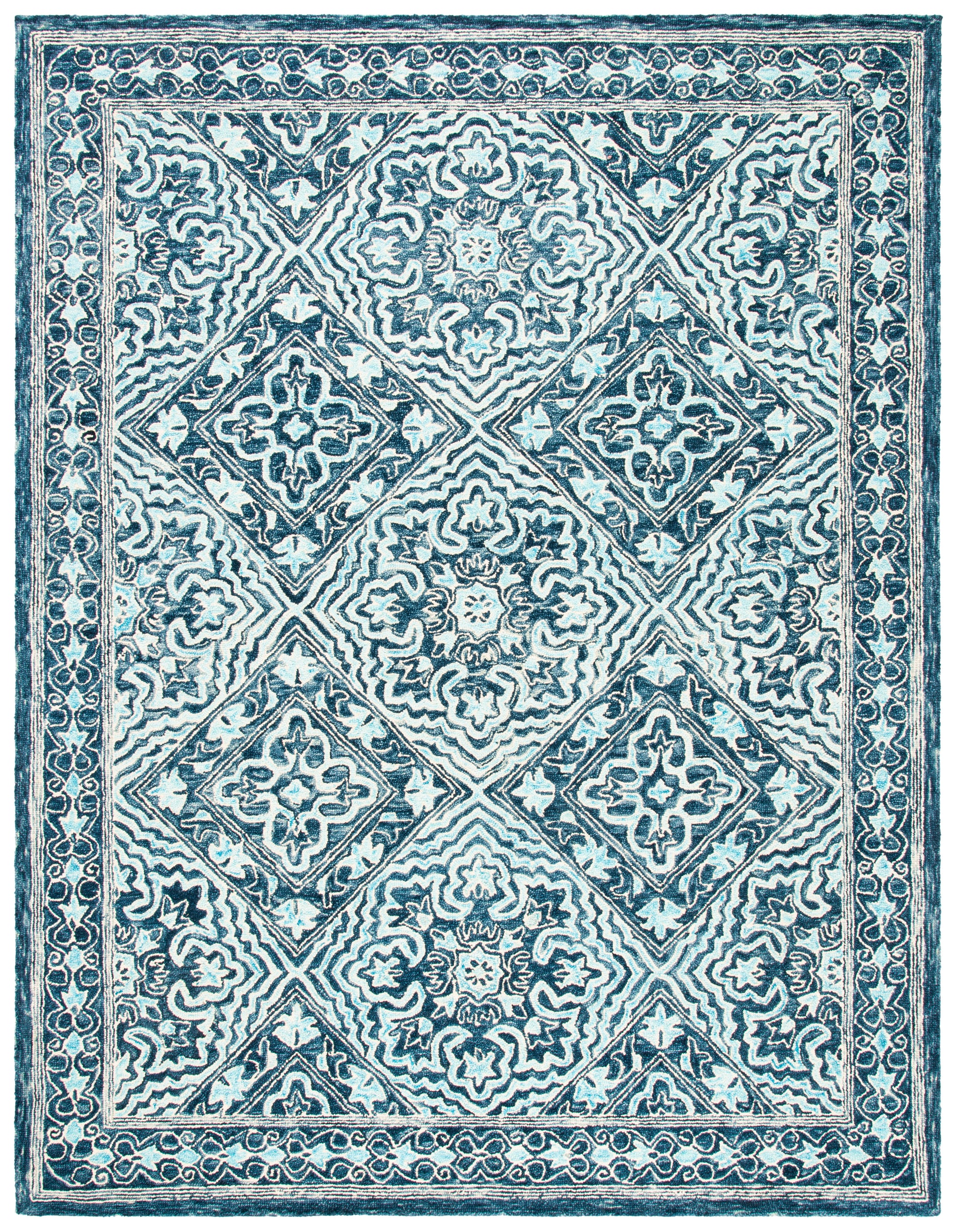 Safavieh Trace Trc507N Navy/Light Blue Area Rug