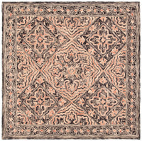 Safavieh Trace Trc507Z Black/Red Area Rug