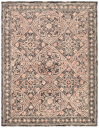 Safavieh Trace Trc507Z Black/Red Area Rug