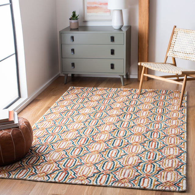Safavieh Trace Trc511A Ivory/Navy Rugs.