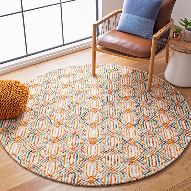 Safavieh Trace Trc511A Ivory/Navy Rugs.