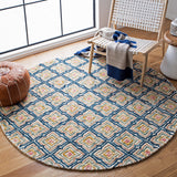 Safavieh Trace Trc512A Ivory/Navy Rugs.