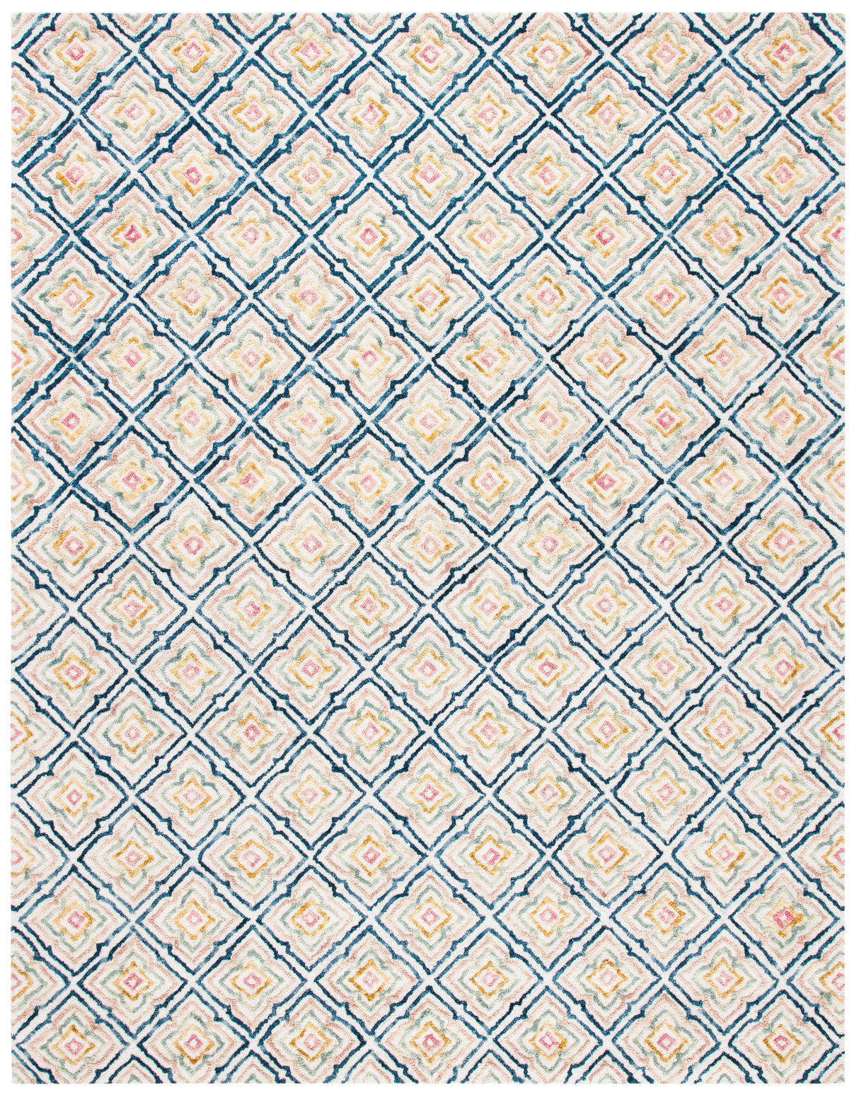 Safavieh Trace Trc512A Ivory/Navy Rugs.