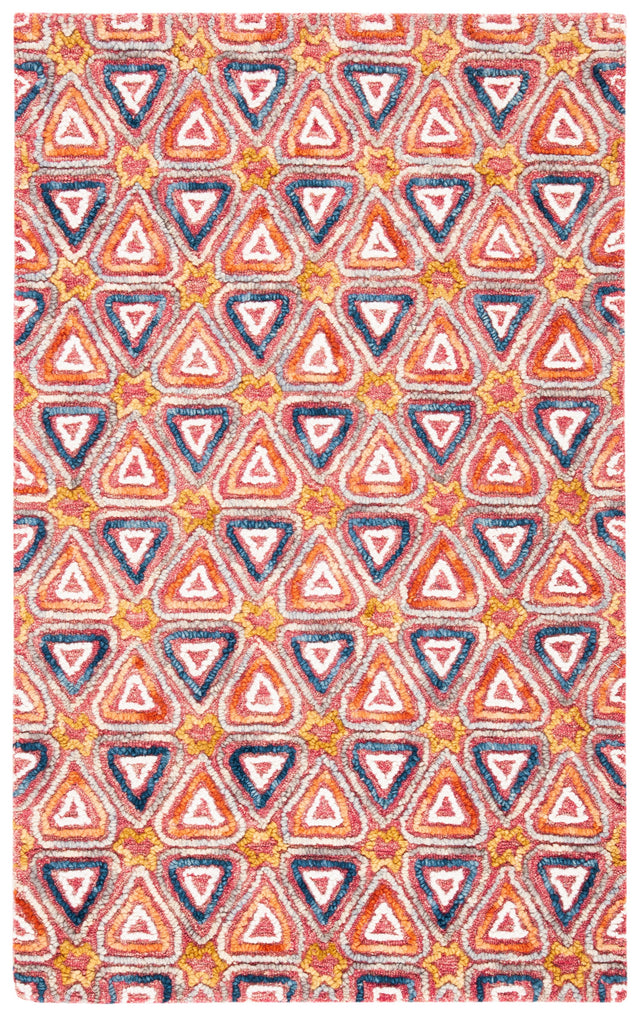 Safavieh Trace Trc514Q Red/Navy Rugs.
