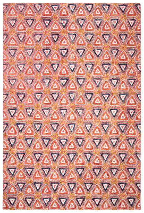 Safavieh Trace Trc514Q Red/Navy Rugs.