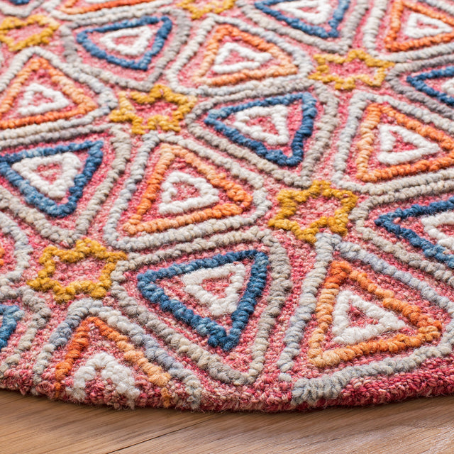 Safavieh Trace Trc514Q Red/Navy Rugs.