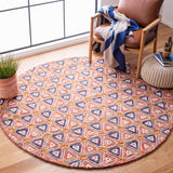 Safavieh Trace Trc514Q Red/Navy Rugs.