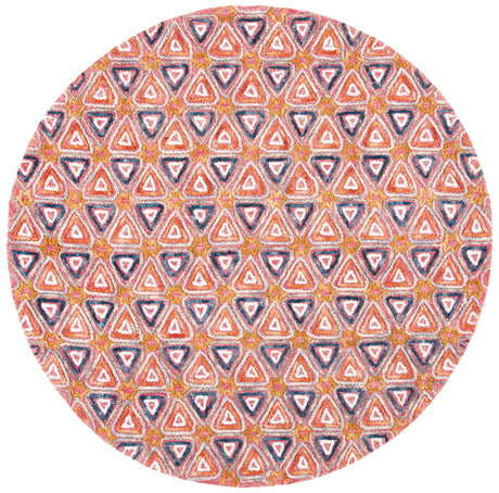 Safavieh Trace Trc514Q Red/Navy Rugs.