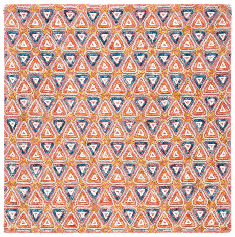 Safavieh Trace Trc514Q Red/Navy Rugs.