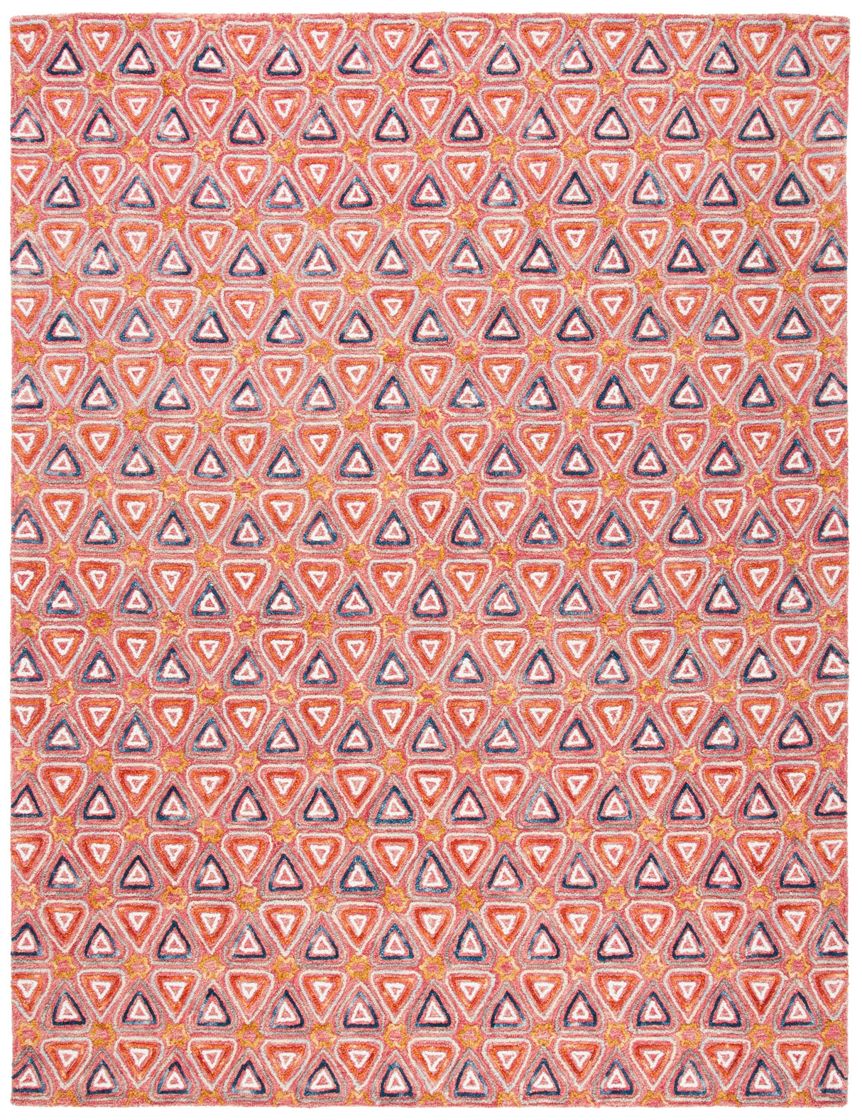 Safavieh Trace Trc514Q Red/Navy Rugs.