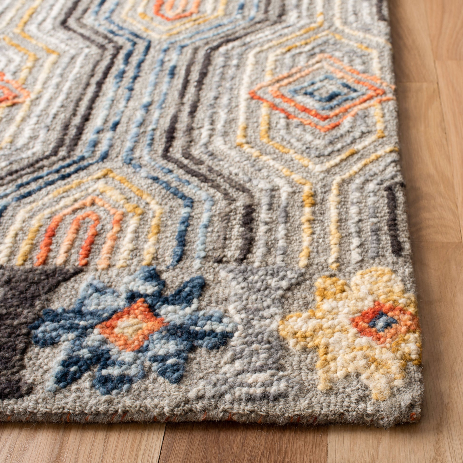 Safavieh Trace Trc515F Grey/Blue Area Rug