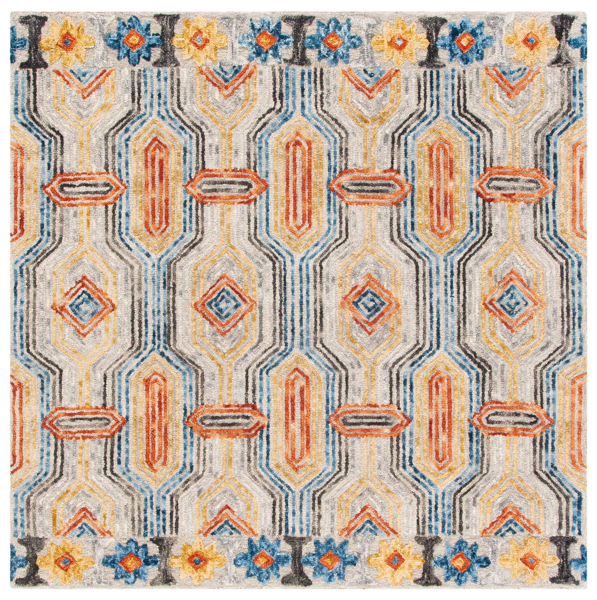 Safavieh Trace Trc515F Grey/Blue Area Rug