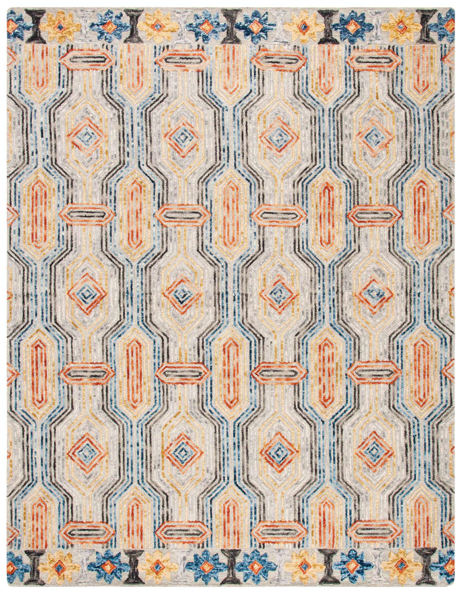 Safavieh Trace Trc515F Grey/Blue Area Rug