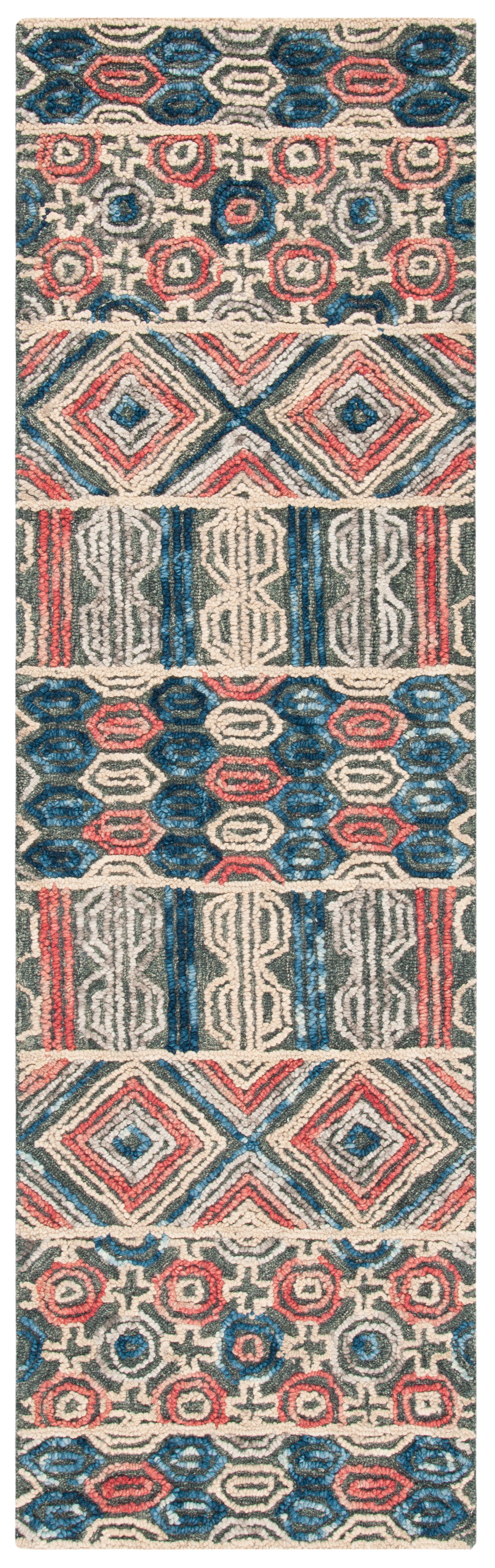 Safavieh Trace Trc516F Grey/Navy Area Rug