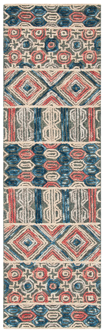 Safavieh Trace Trc516F Grey/Navy Area Rug