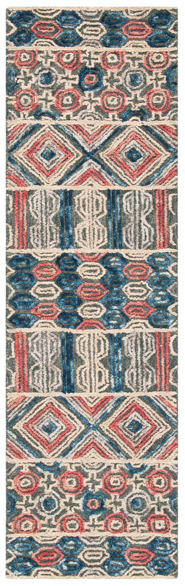 Safavieh Trace Trc516F Grey/Navy Rugs.