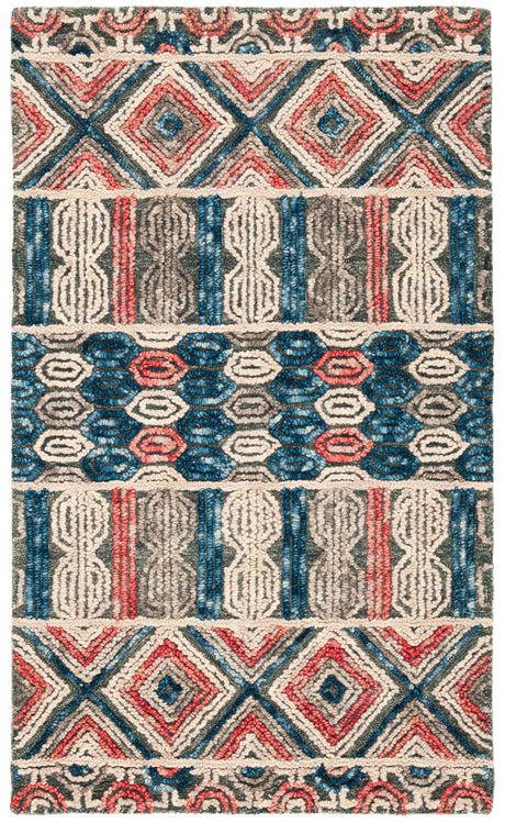 Safavieh Trace Trc516F Grey/Navy Rugs.