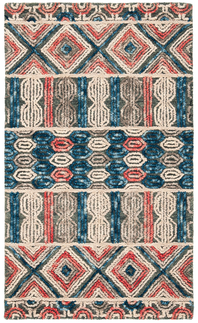 Safavieh Trace Trc516F Grey/Navy Rugs.